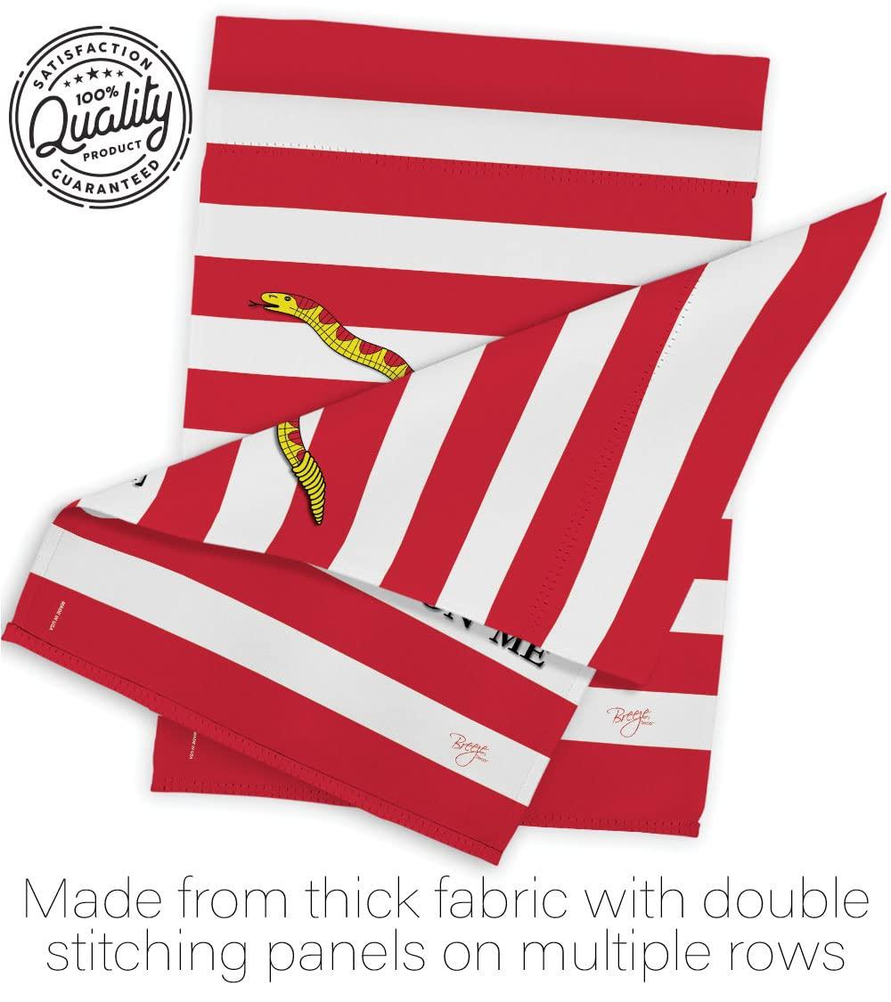 Breeze Decor Double Sided 18.5'' H x 13'' W Burlap Flag Set