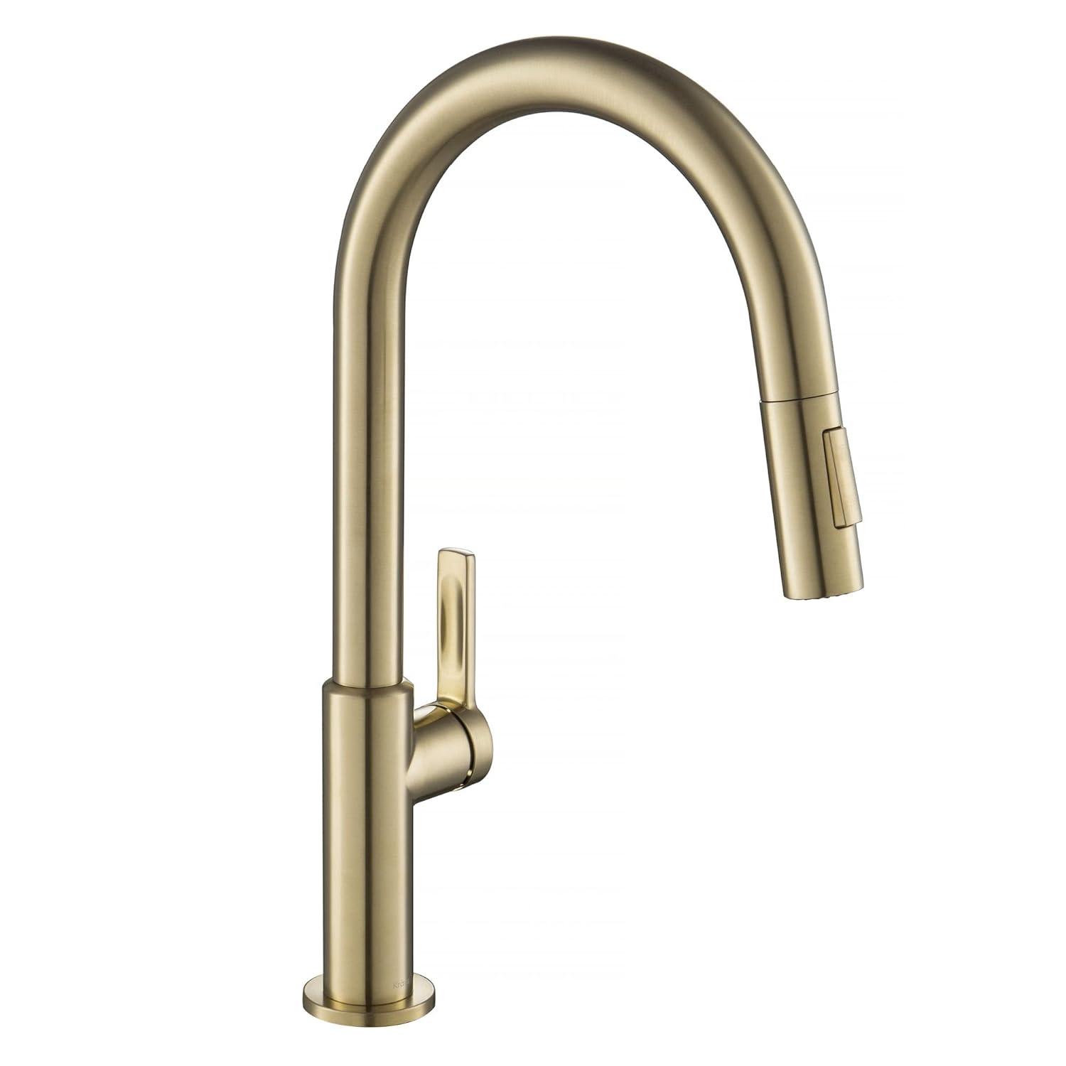 KRAUS Oletto Single Handle Pull Down Kitchen Faucet
