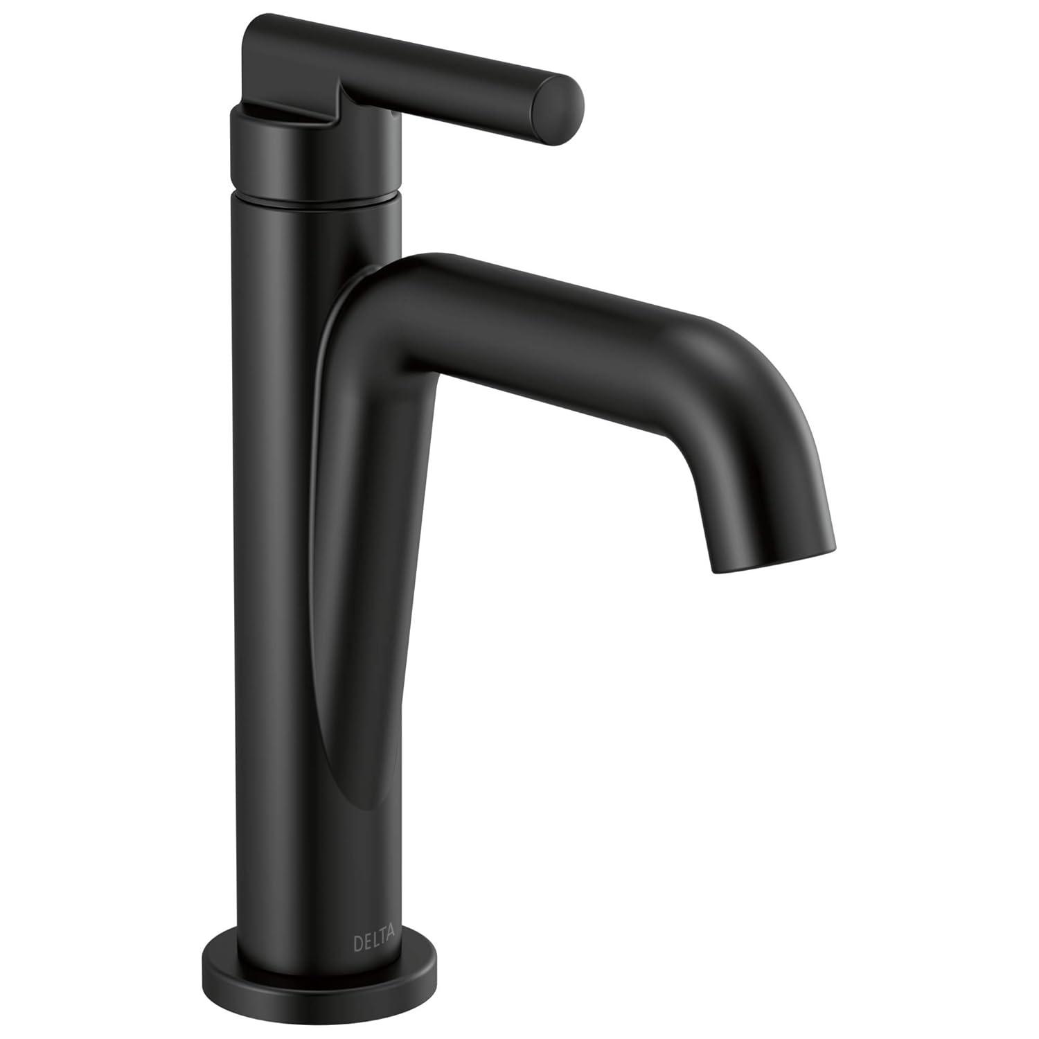 Nicoli Single Hole Bathroom Faucet with Drain Assembly, Single Handle Bathroom Sink Faucet