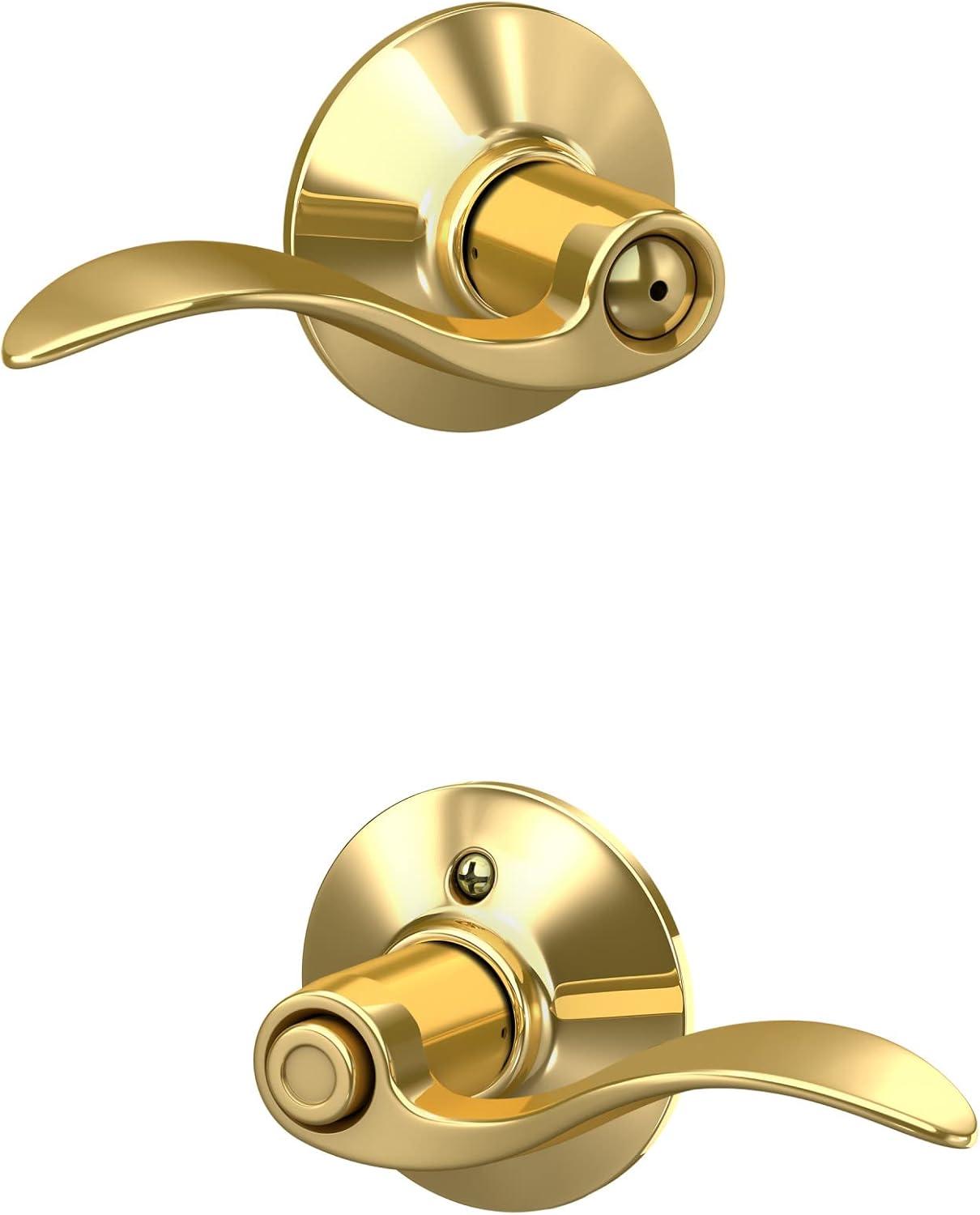 Accent Privacy Door Lever with Rosette