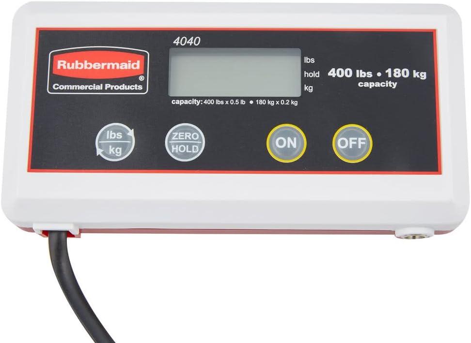 Rubbermaid FG404088 Digital 400 Lb. Receiving Scale