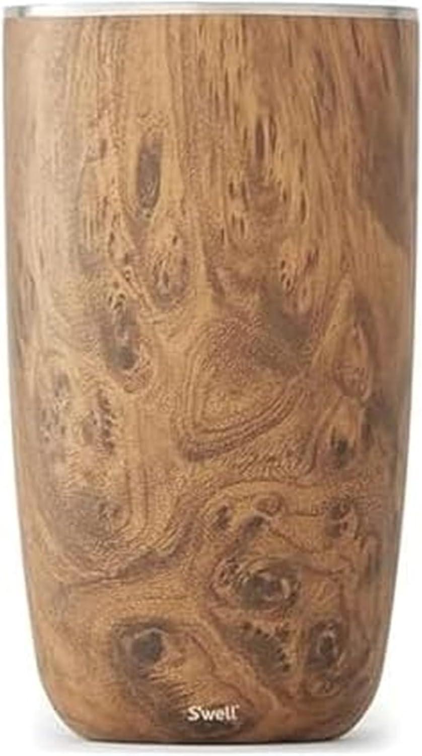 S'well Triple-Layered Vacuum-Insulated Stainless Steel Wine Chiller, 750ml, Teakwood & Reviews | AllModern