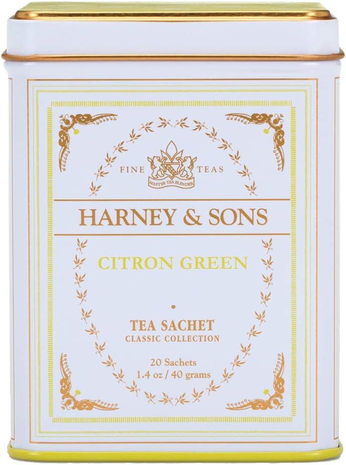 Harney & Sons Citron Green Tea Sachet, 20 Ct