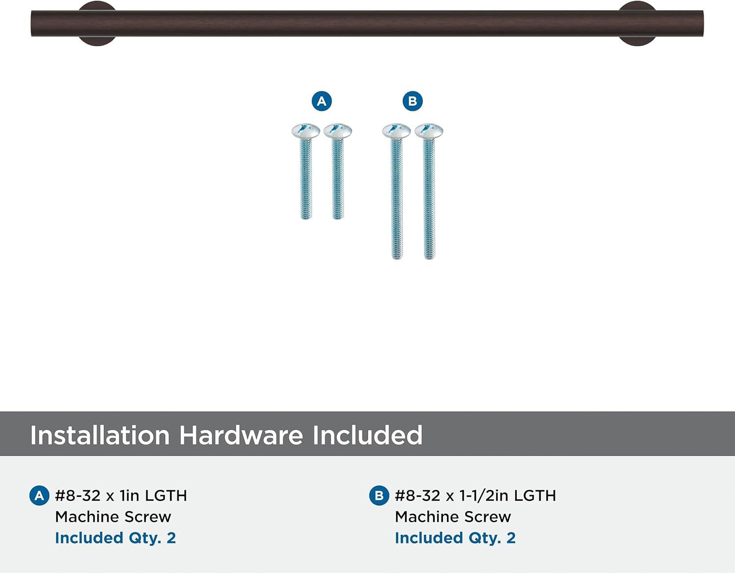 Amerock Radius 8-13/16 inch (224mm) Center-to-Center Oil-Rubbed Bronze Cabinet Pull