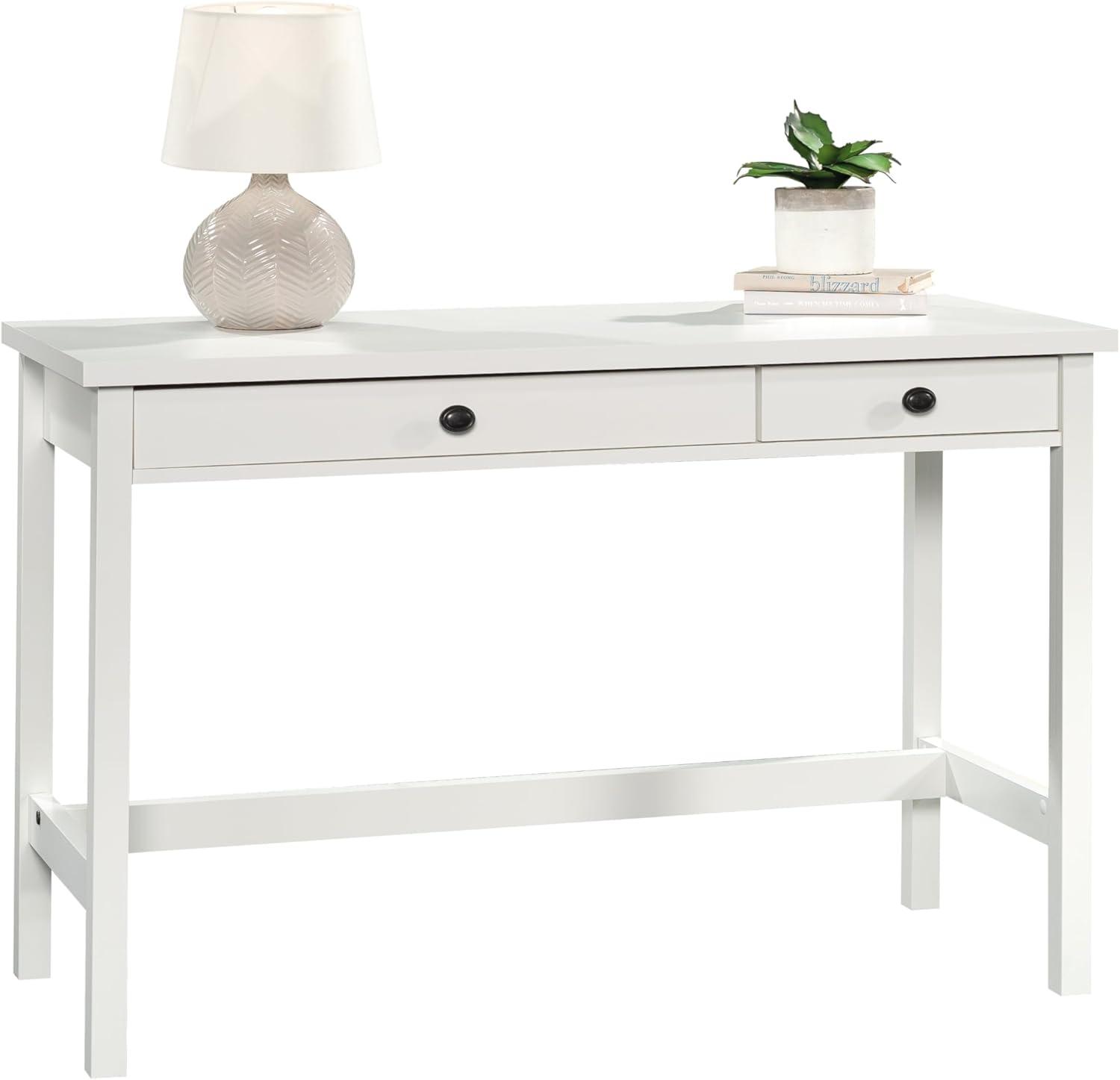 Sauder County Line Writing Desk, Soft White Finish