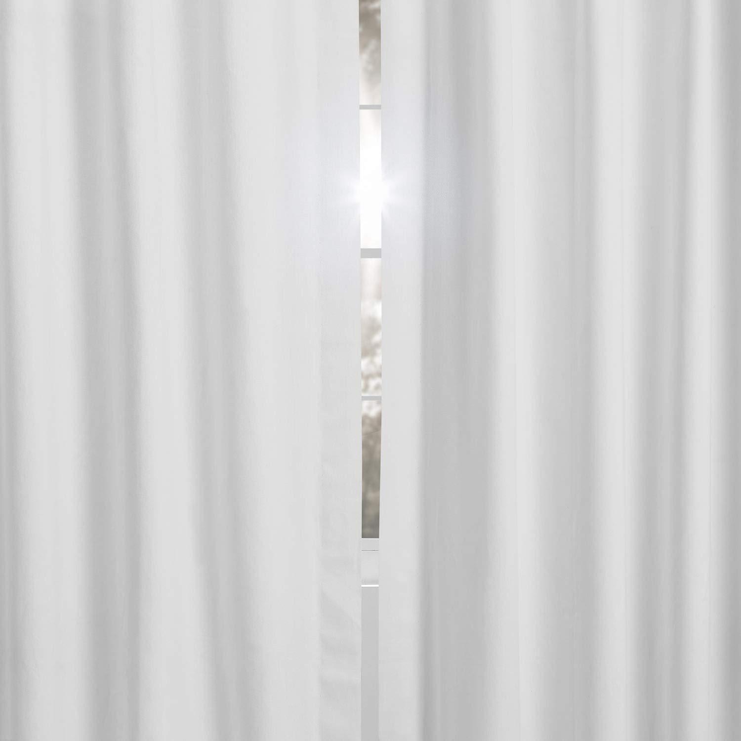 Fresh Popcorn Solid Cotton Blackout Curtain (1 Panel), Fresh Popcorn, 50W X 84L