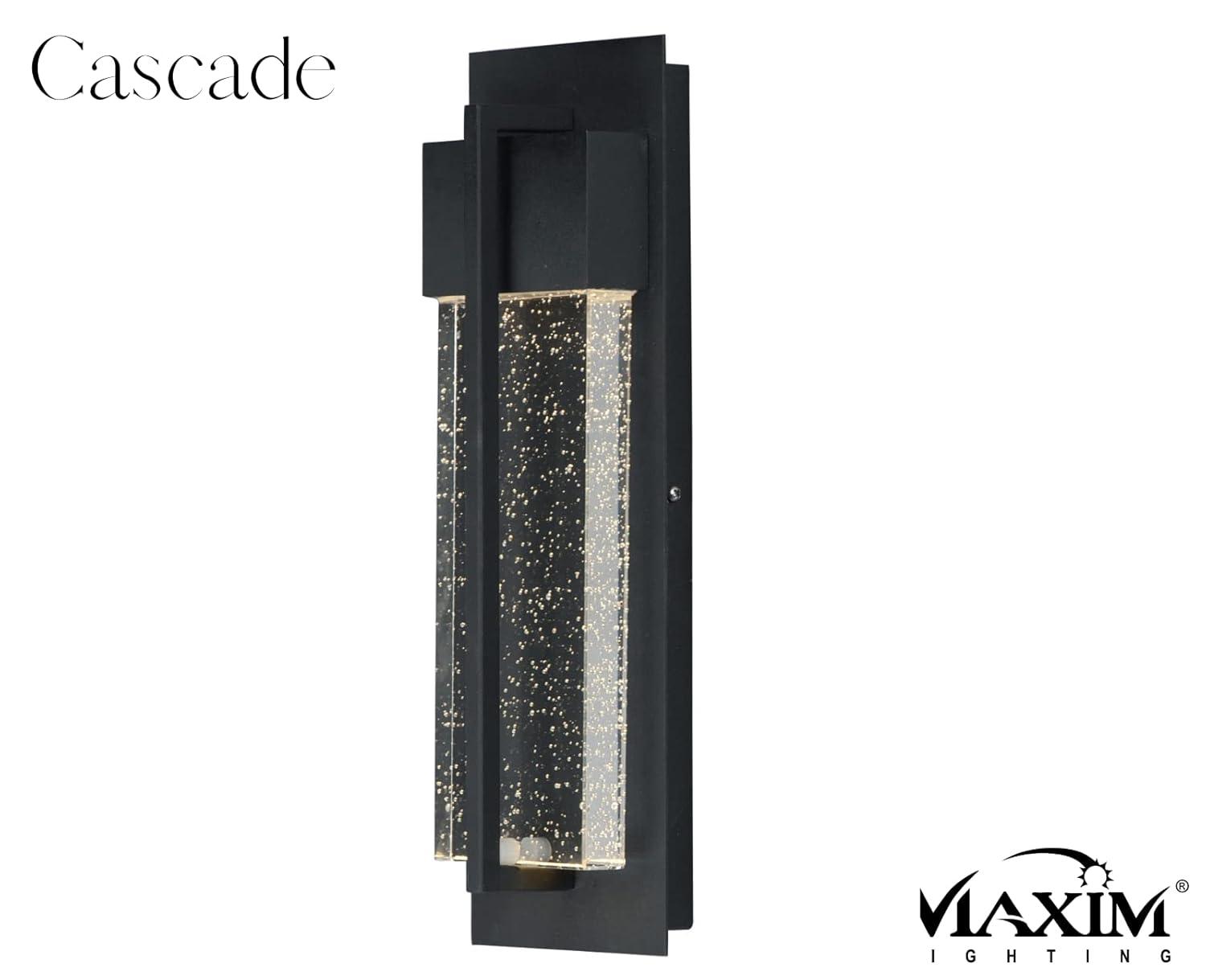 Maxim Lighting - LED Outdoor Wall Sconce - Outdoor Wall Mount - Cascade-13.75-7W