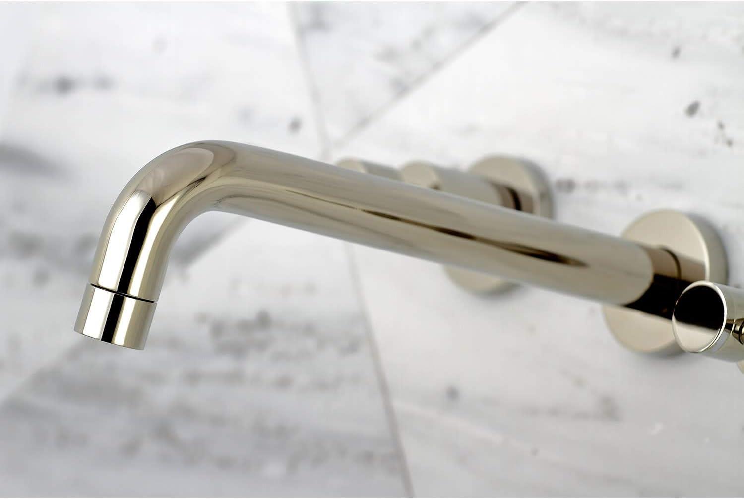 Kingston Brass Kaiser Two-Handle 3-Hole Wall Mount Roman Tub Faucet