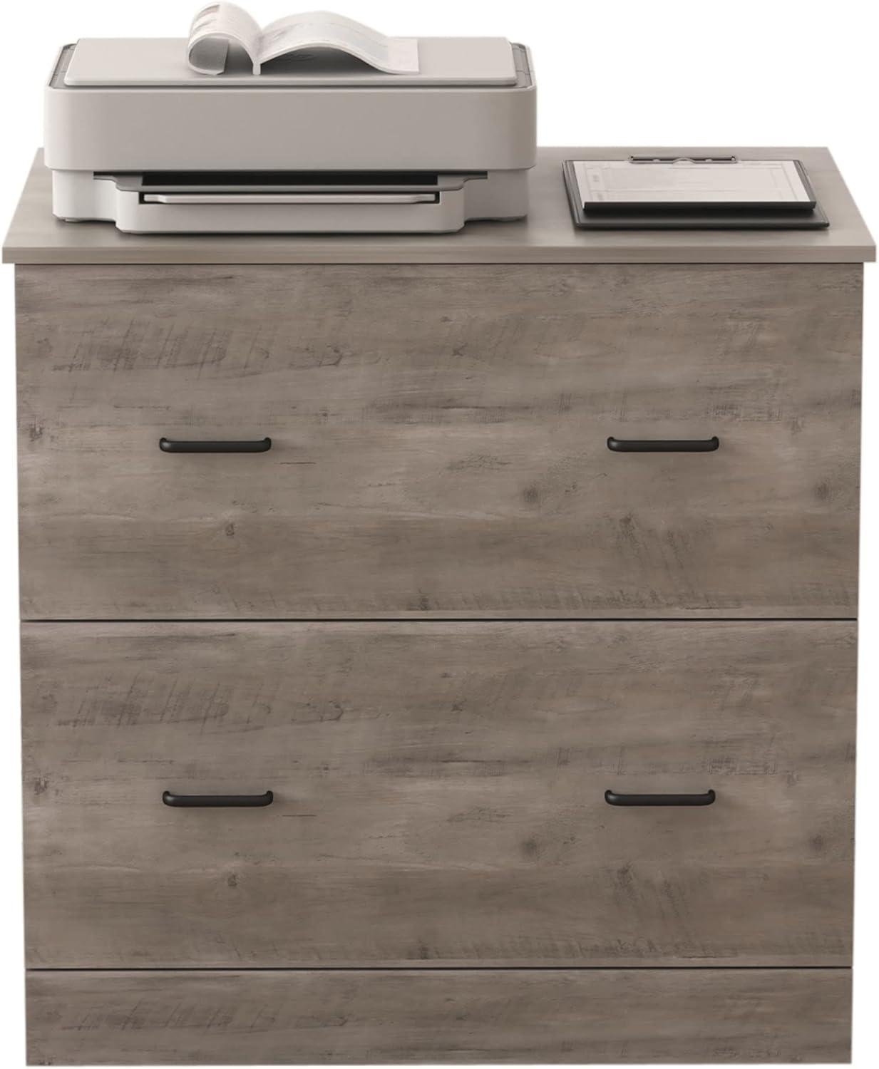 Peakwood Medium Finish 2-Drawer Lateral File Cabinet