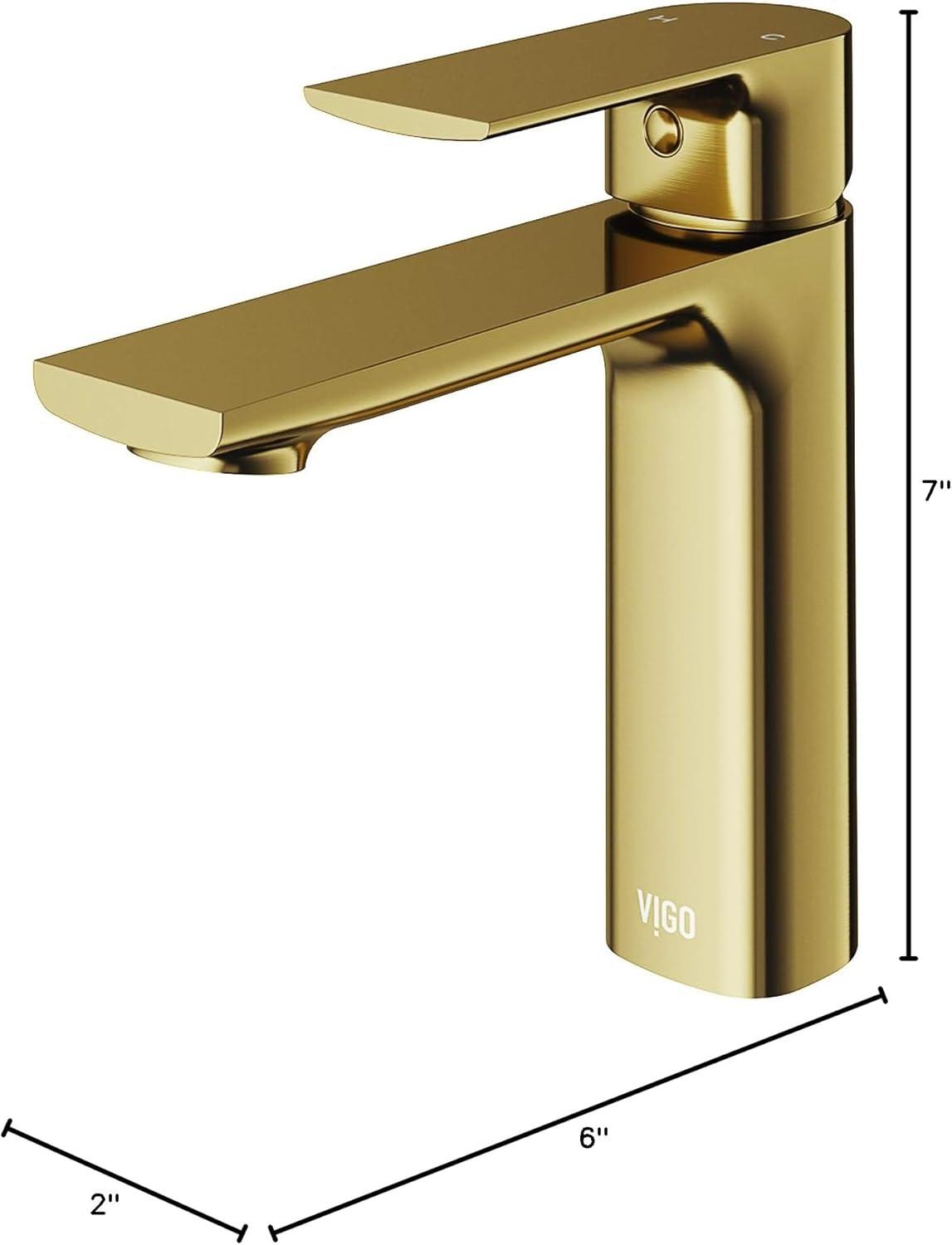 Davidson 6" H Single Handle Single Hole Bathroom Faucet