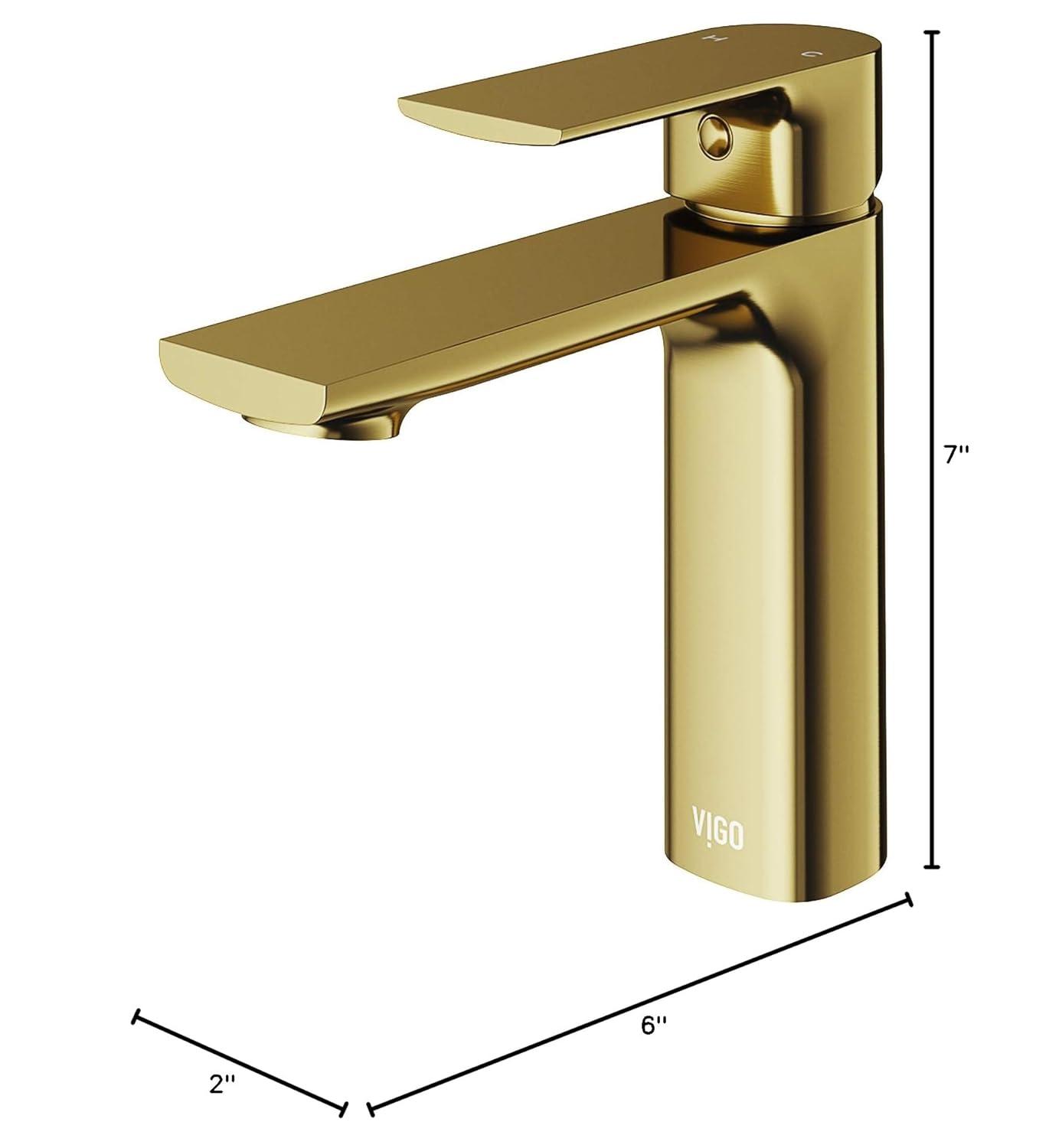 Davidson 6" H Single Handle Single Hole Bathroom Faucet