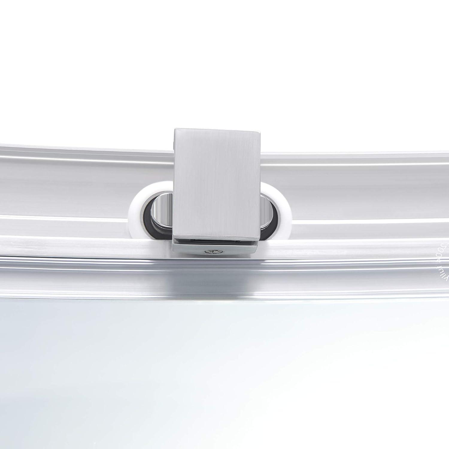 OVE Decors Breeze 33 in. Framed Round Shower Kit w/ Clear Glass, Base, Wall