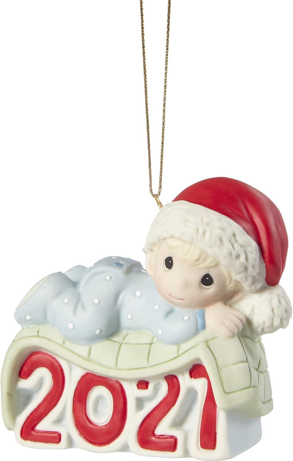 Baby's 1st Christmas Dated Boy Ornament