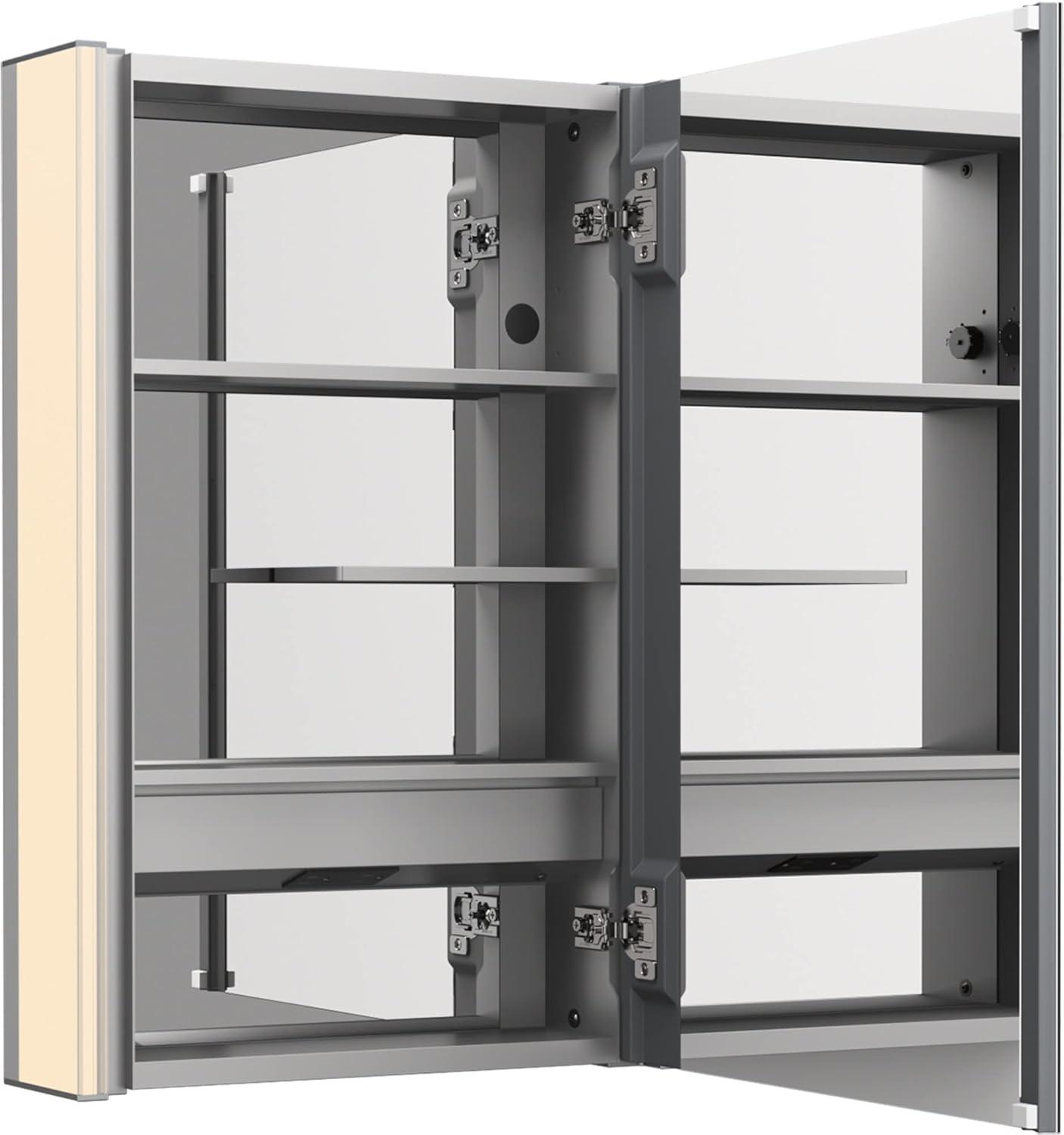 Kohler K-81144-SLE-DA1 Maxstow Surface Mount Frameless Medicine Cabinet with LED Lighting