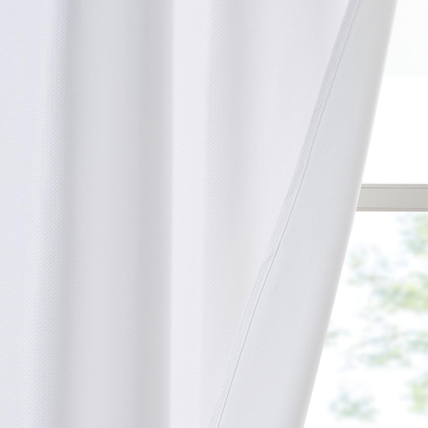 Madison Park Galen Basketweave Room Darkening Curtain Panel Pair (Set of 2)
