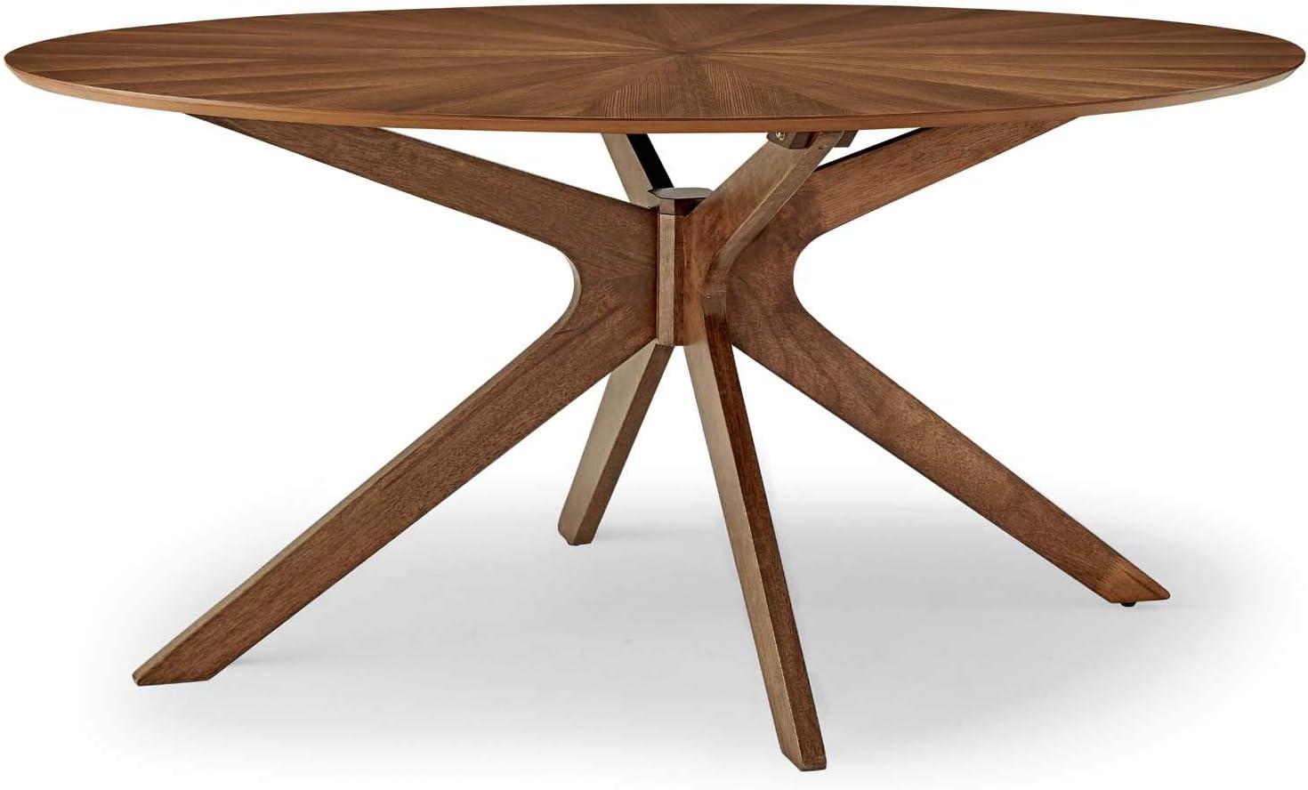 Modway Crossroads 63" Oval Wood Dining Table