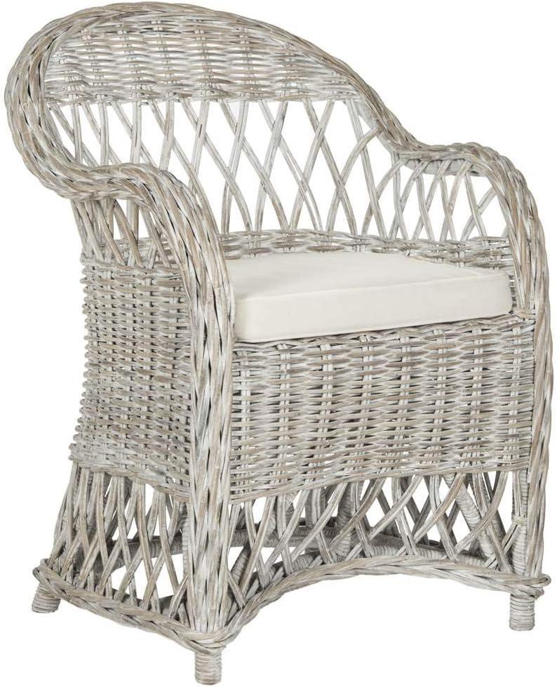 SAFAVIEH Inez Classic Wicker Club Chair, Natural