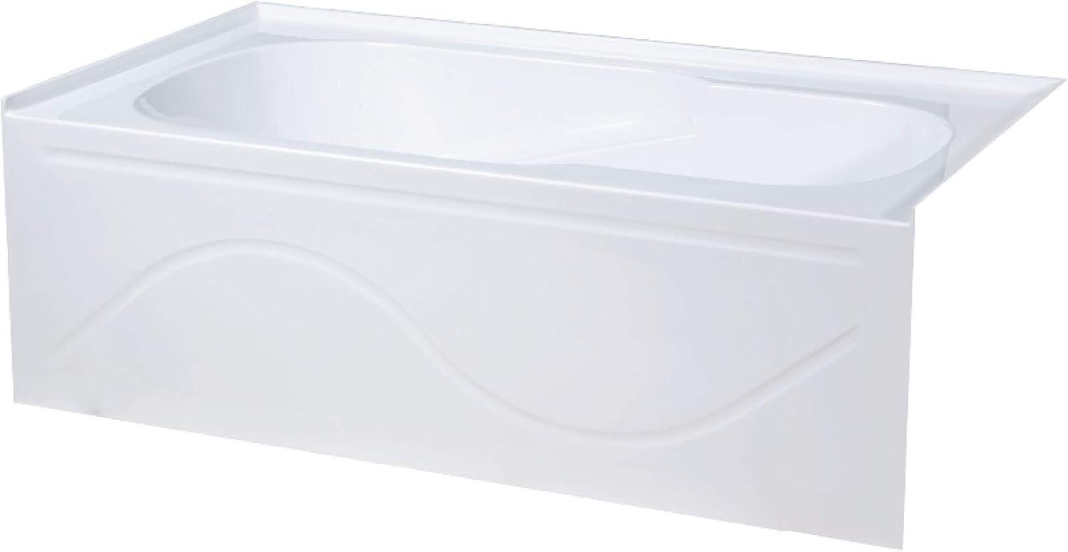 Ivy 60" x 30" Alcove Bathtub with Apron