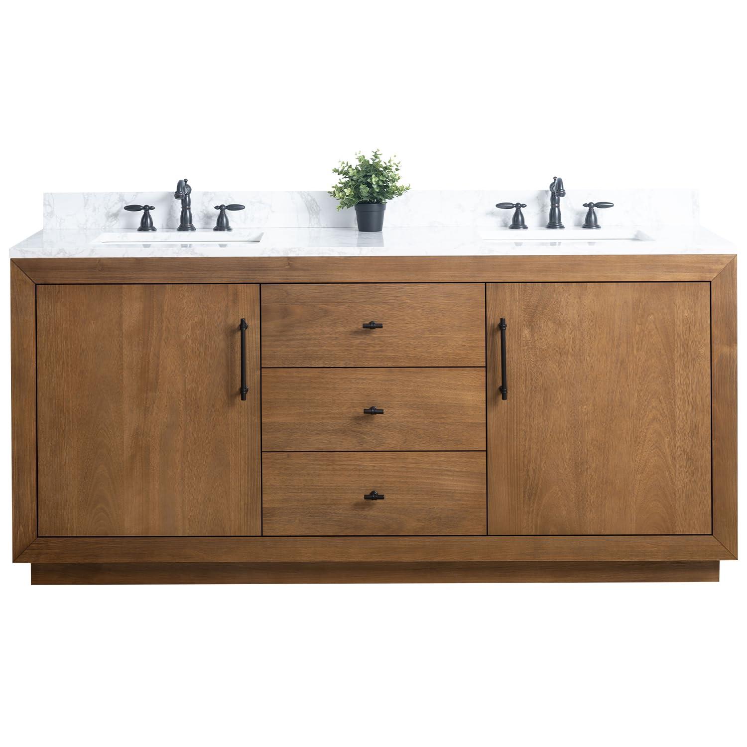 72" Free Standing Double Bathroom Vanity