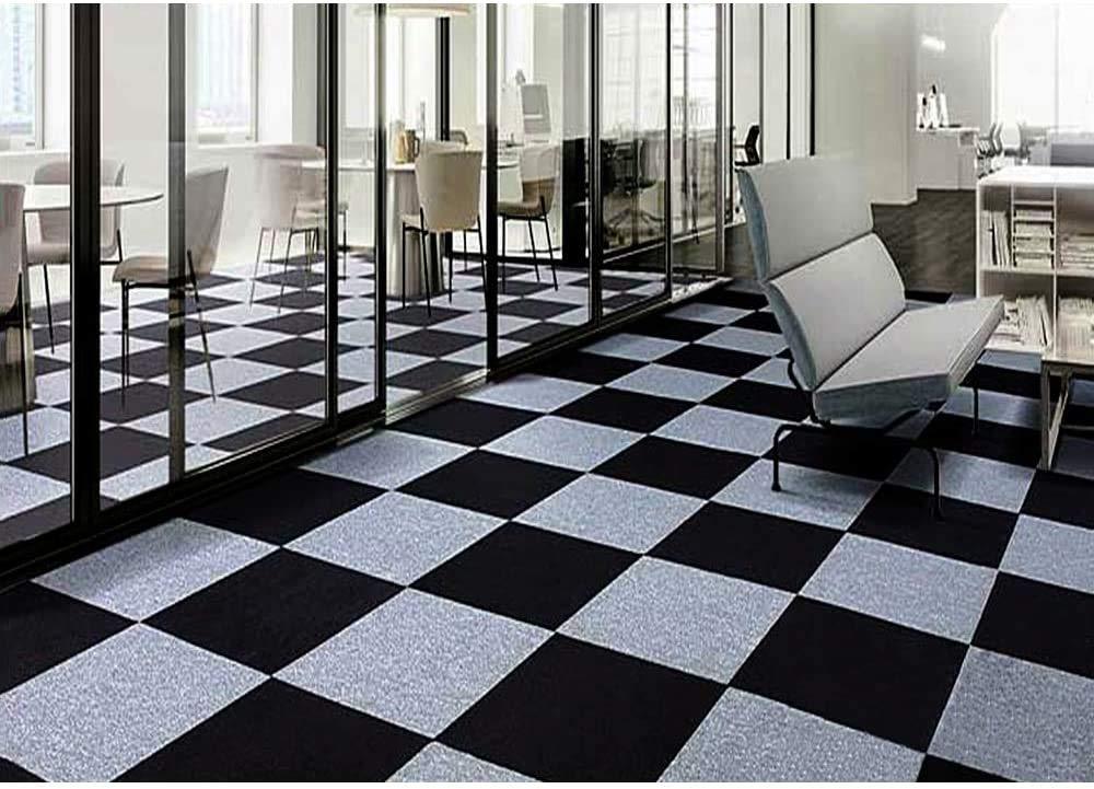 Achim Importing Co Nexus 12'' W x 12'' L Level Loop Adhesive, Peel & Stick Polyester Carpet Tile