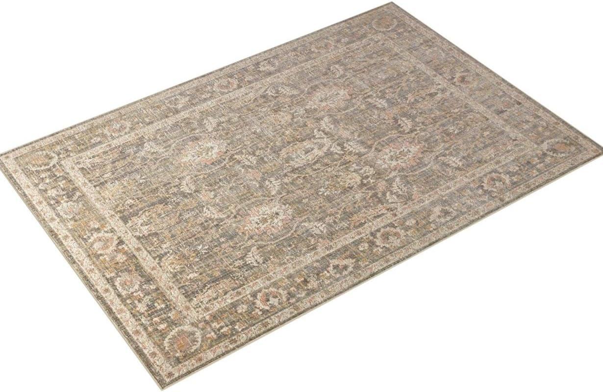 Rosemarie Rug by Chris Loves Julia x Loloi - Sage and Blush / 5' x 7'10"