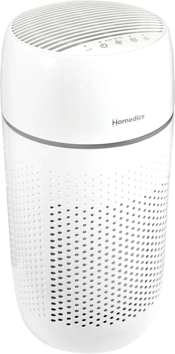 White Ionic Odor Absorbing Tower Air Purifier