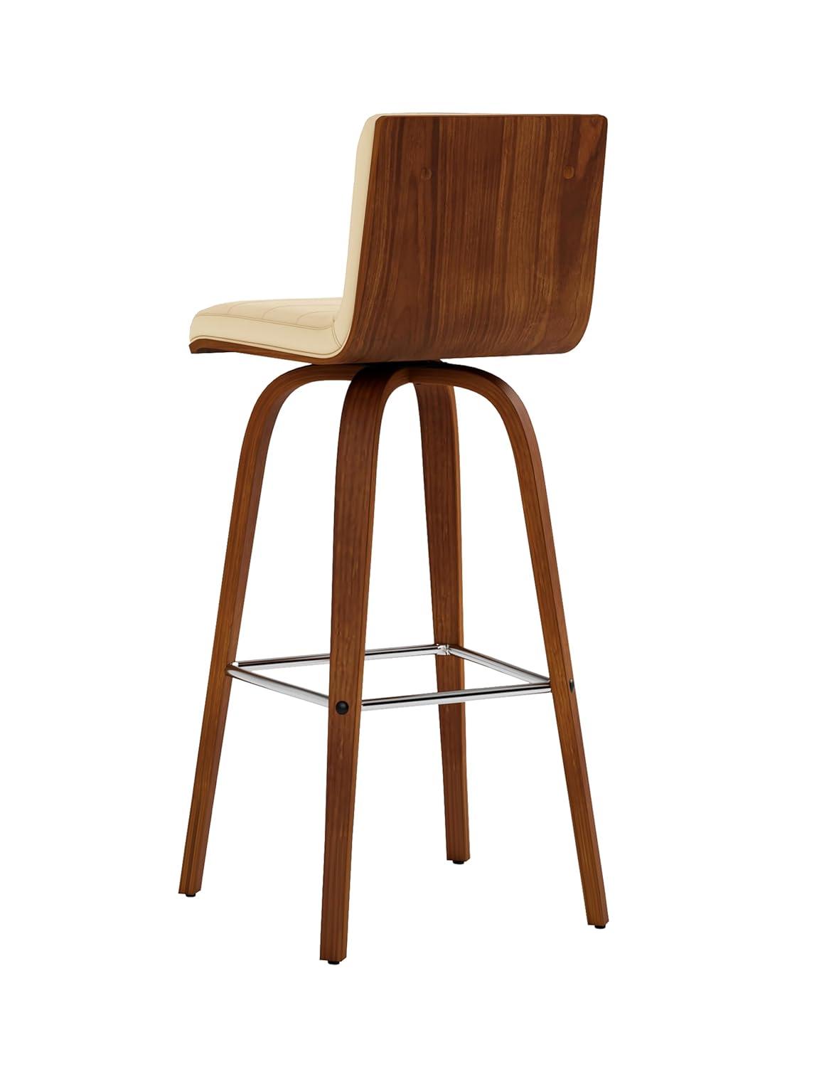 Biance Solid Wood Swivel Bar & Counter Stool