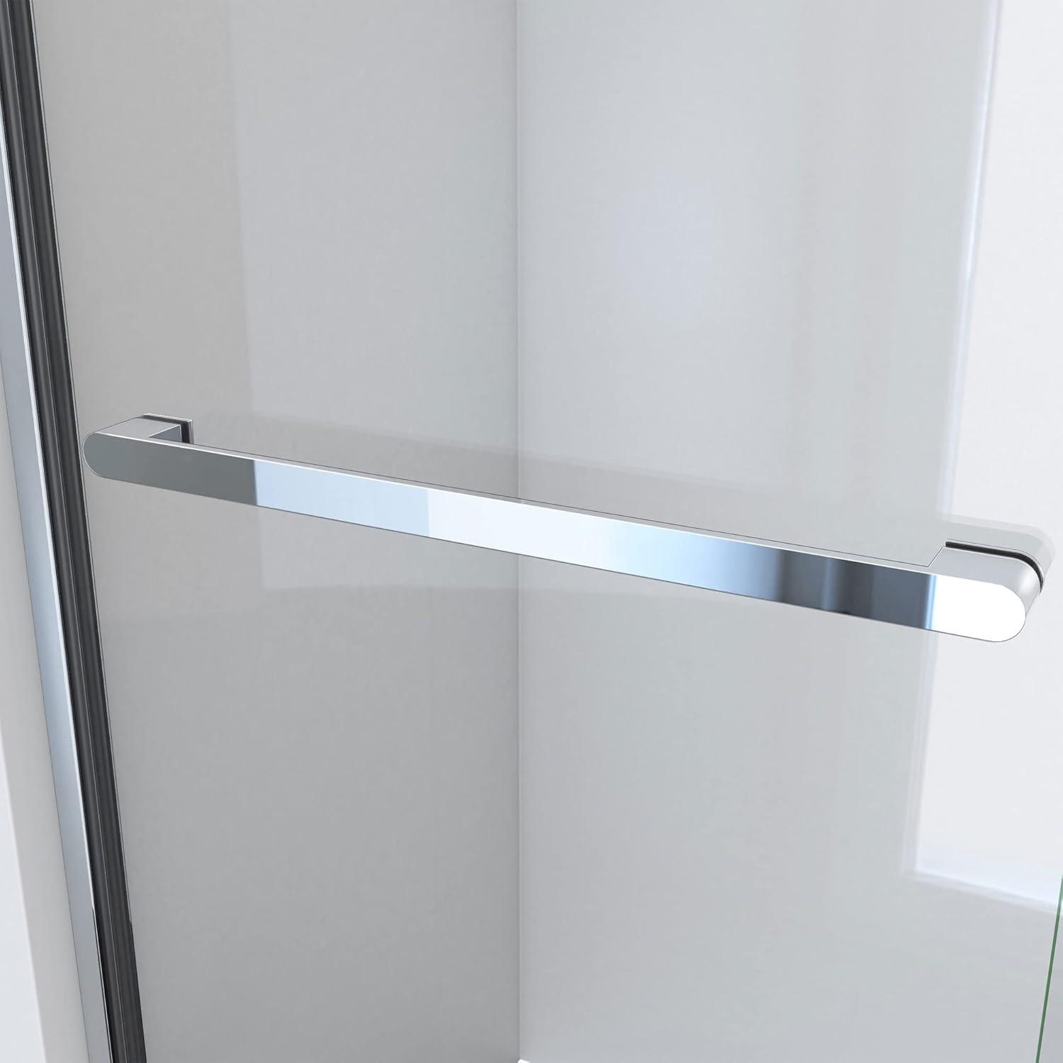 Charisma-X 44" W x 76'' H Bypass Semi-Frameless Shower Door with ClearMax Glass Treatment Technology