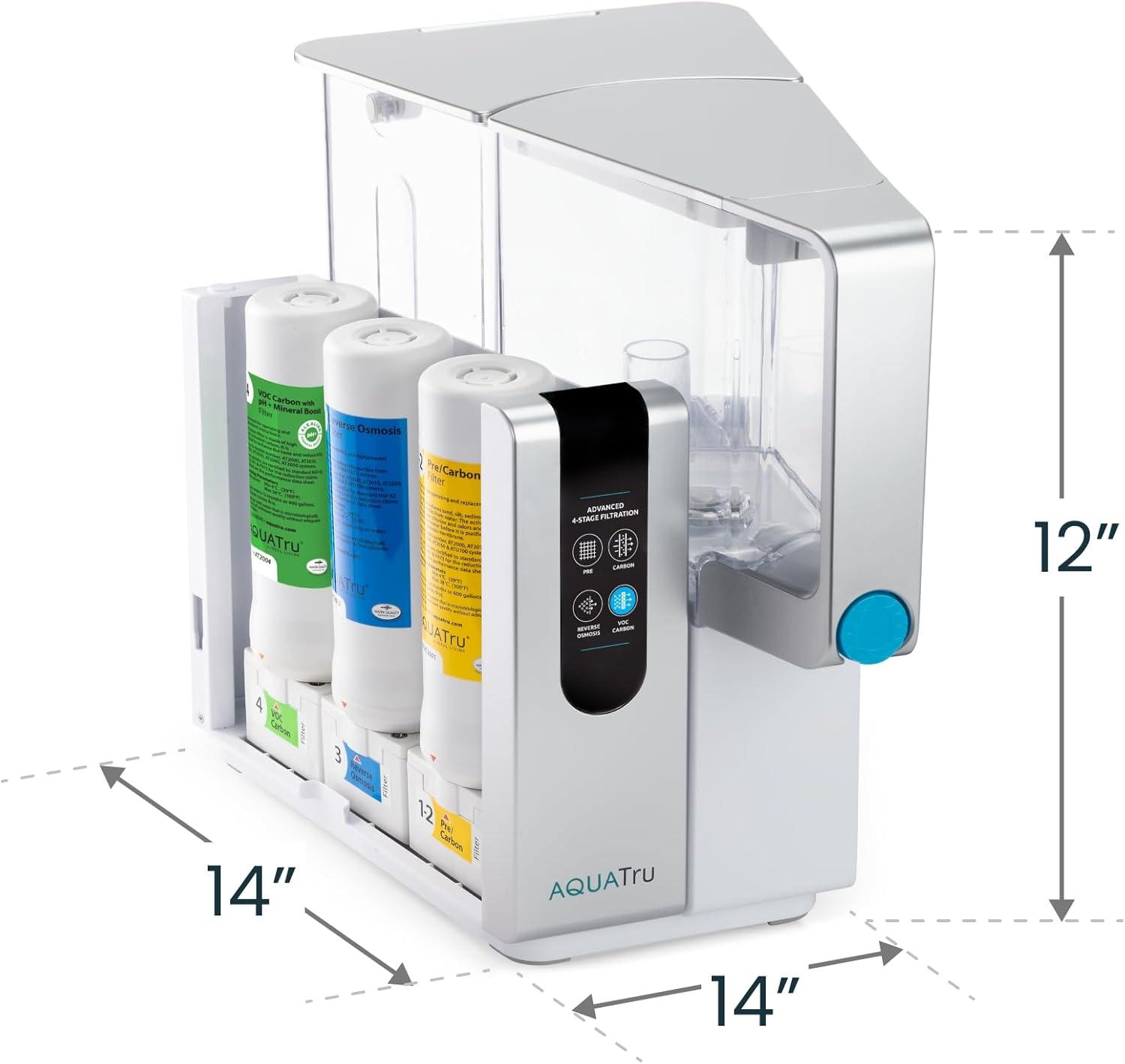 AquaTru Countertop Water Filtration Purification Systems (AquaTru w/Perfect Minerals)