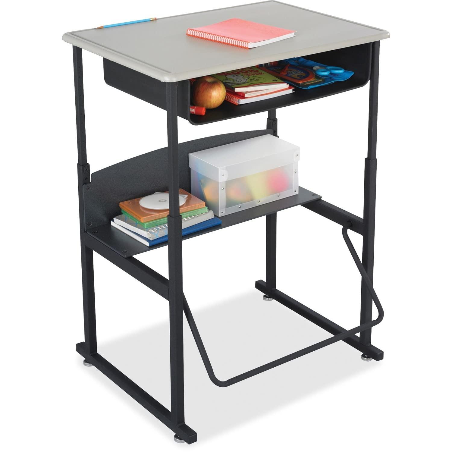 Safco Products Company AlphaBetter® Metal Adjustable Height Open Front Desk