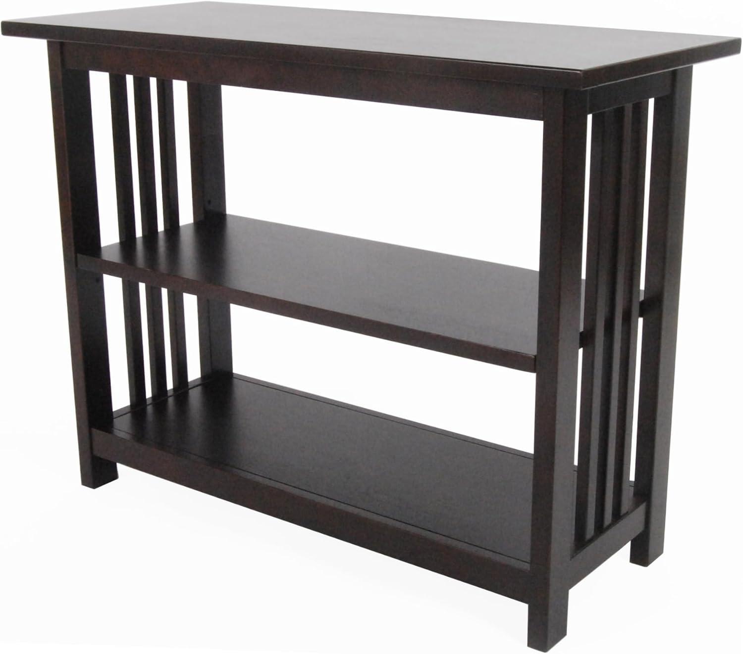 Alaterre Artisan Under Window Bookshelf, Espresso