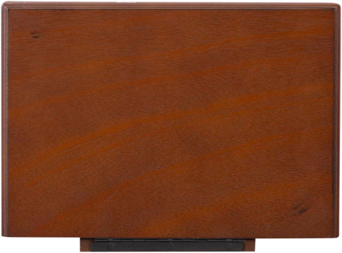 Lightly Distressed Deep Cherry Jewelry Armoire
