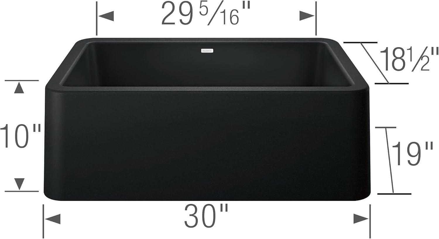 Ikon SILGRANIT 30" L x 19" W Farmhouse Sink