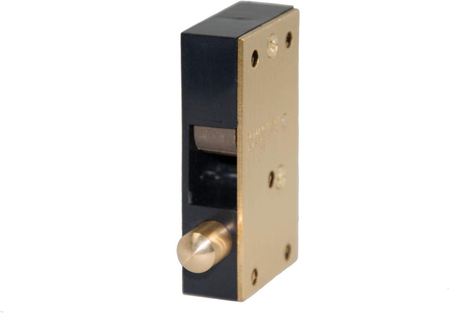 Satin Brass Manual Invisible Cabinet Latch