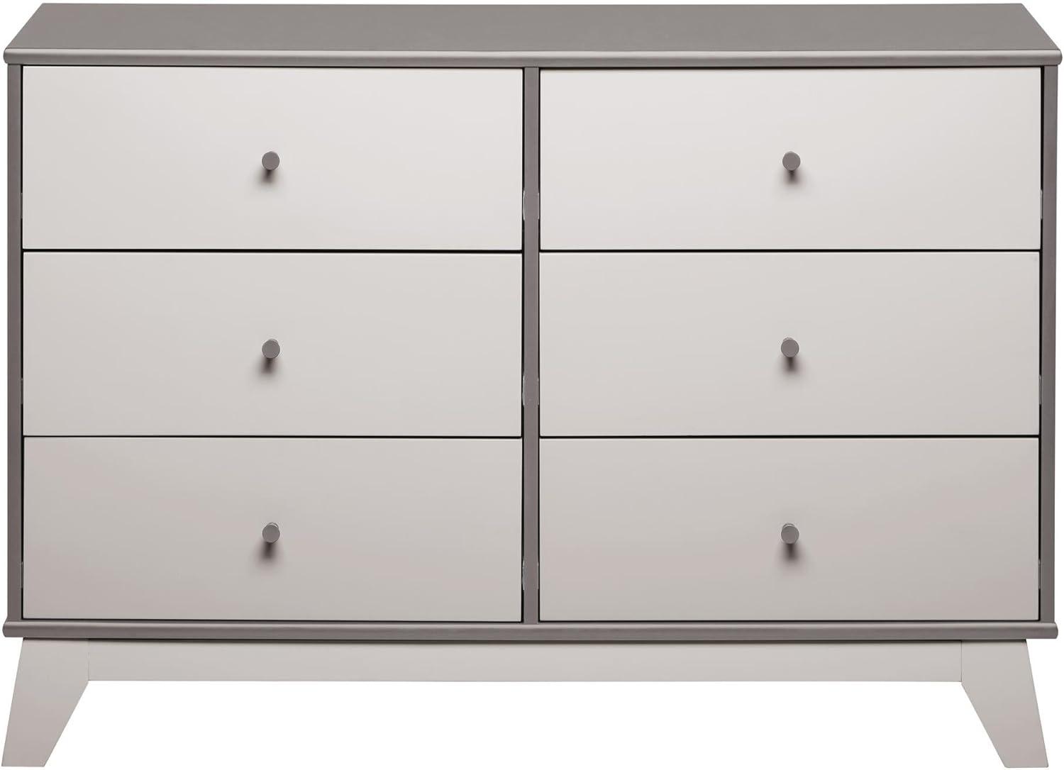 Rowan Valley Flint 6 Drawer Double Dresser