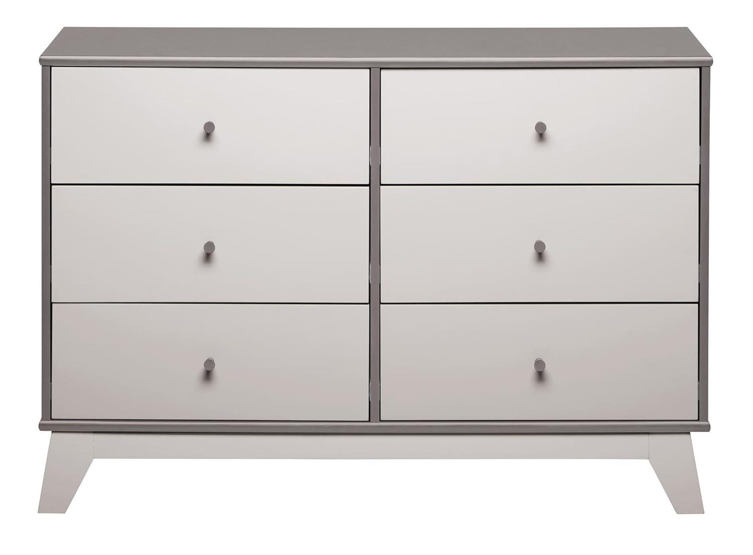 Rowan Valley Flint 6 Drawer Double Dresser