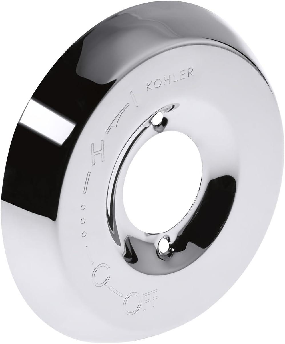 Polished Chrome Round Mixer Escutcheon Assembly