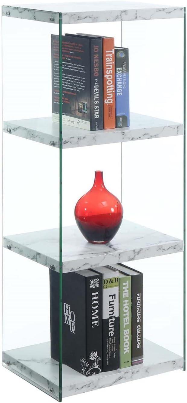 Convenience Concepts Soho 4 Tier Tower Bookcase