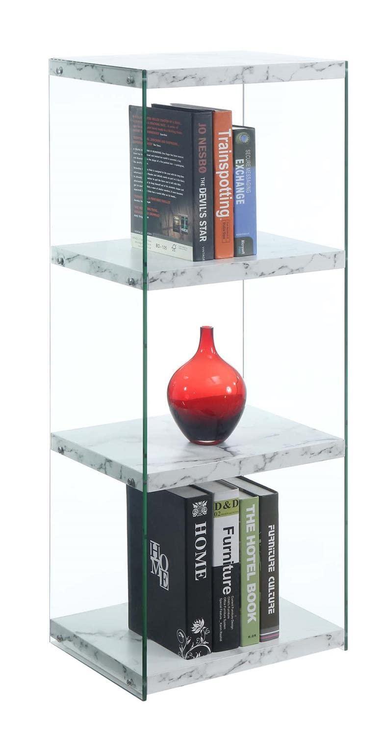 Convenience Concepts Soho 4 Tier Tower Bookcase