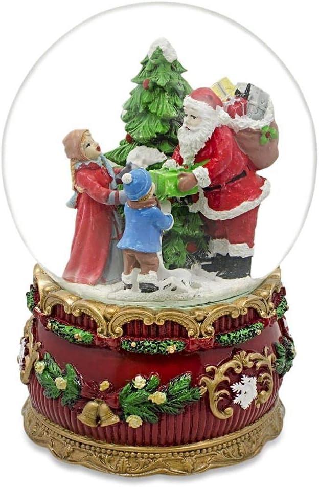 Santa's Gift Giver Musical Snow Water Globe