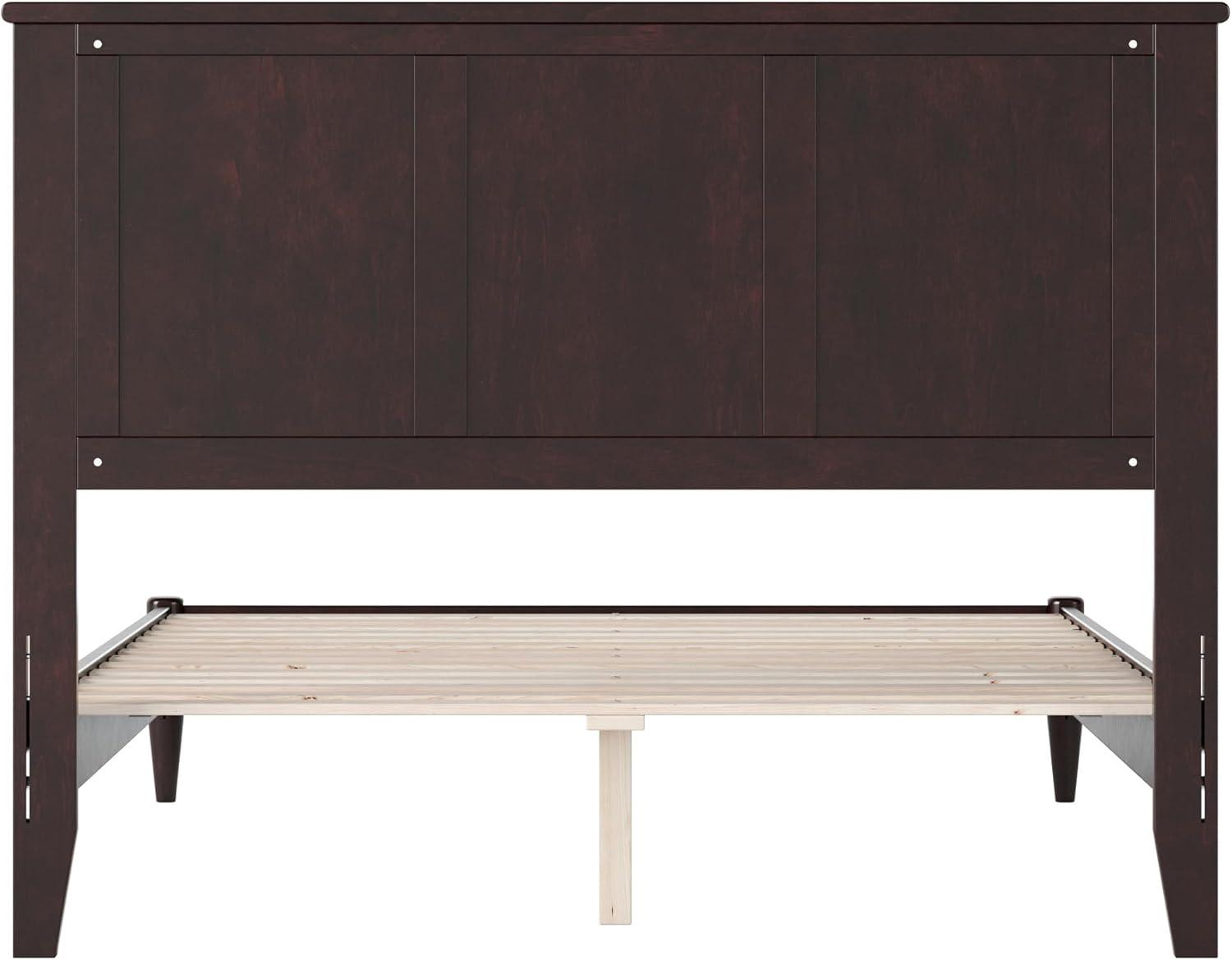 AFI Charlotte Full Solid Wood Low Profile Platform Bed, Espresso
