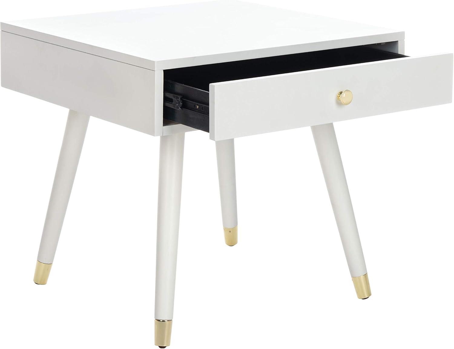 Levinson Gold Cap End Table  - Safavieh