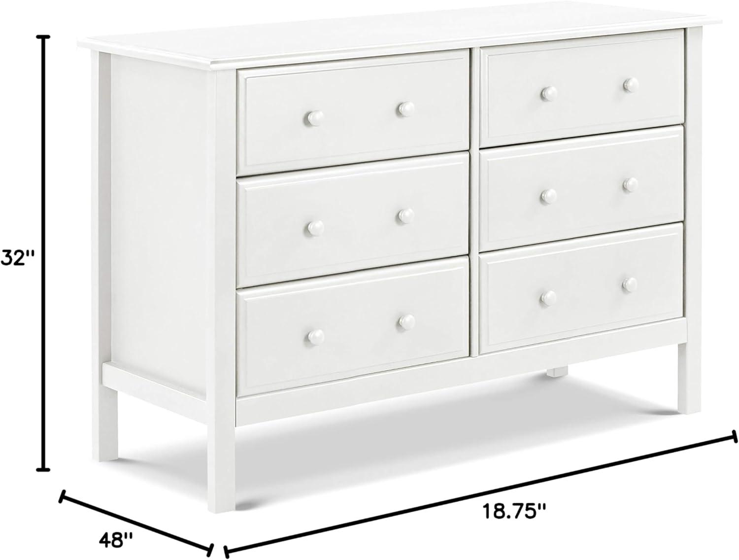 Jayden 6 Drawer 48" W Double Dresser