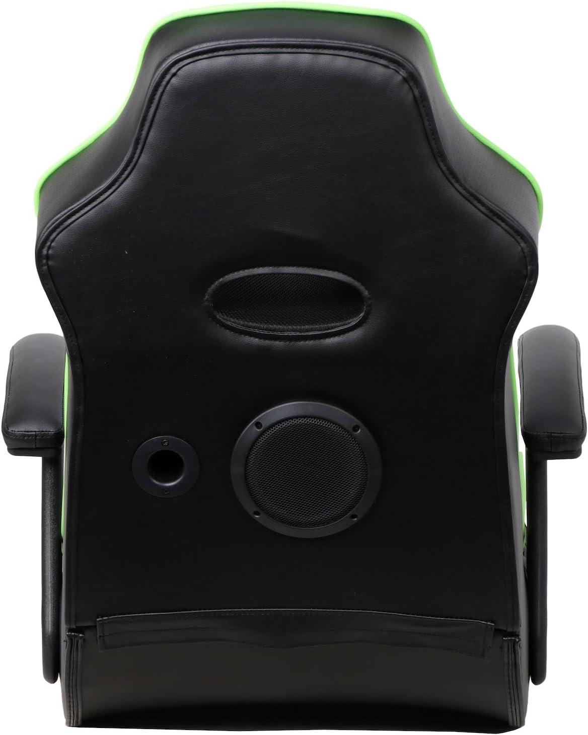 X Rocker Video Gaming Floor Rocker Chair, Built-in Audio, College Dorm Essentials for Guys and Girls, Gamers, Bedroom, Dorm Room Essentials, Foldable