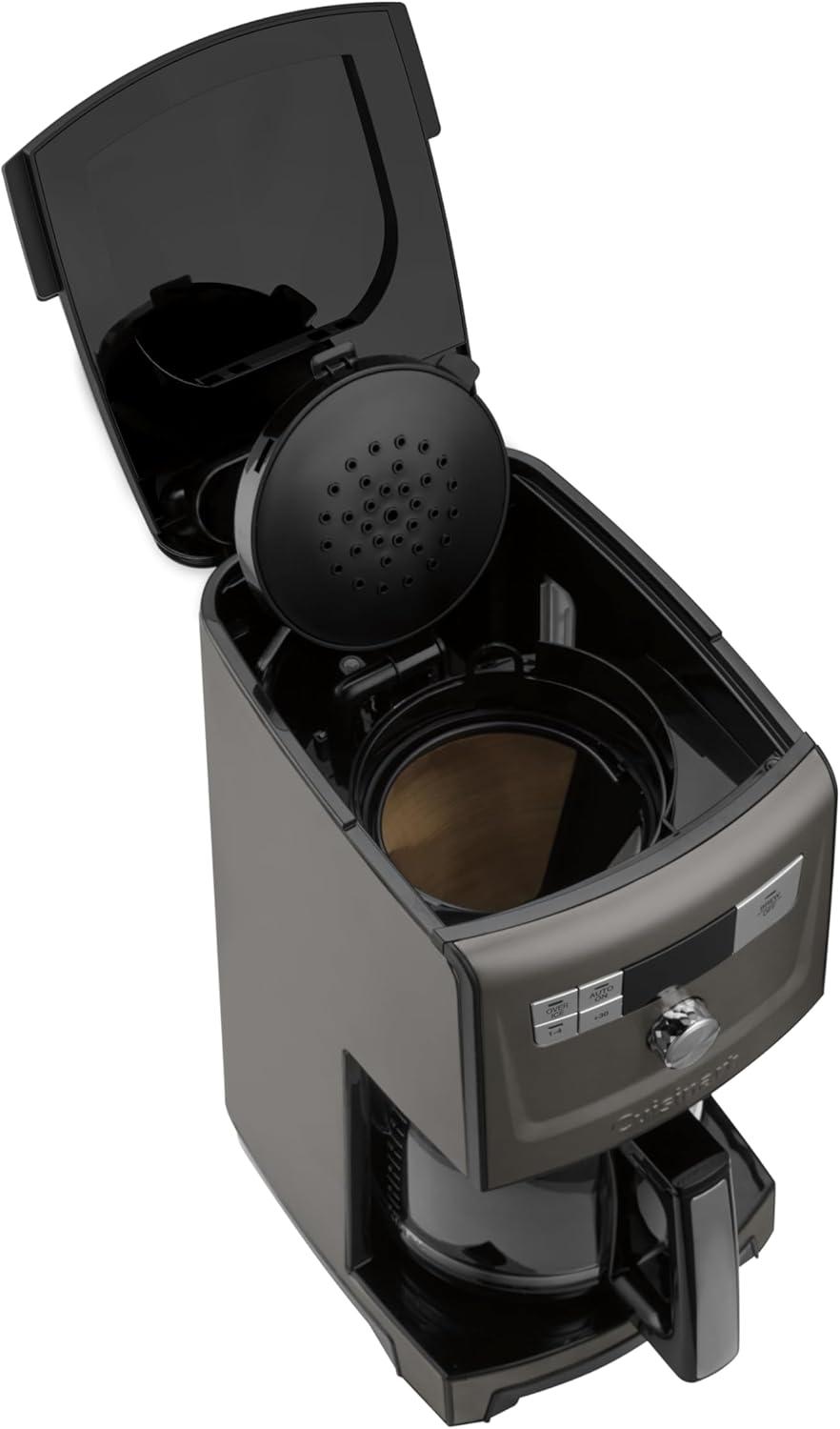 Black Stainless Steel 14-Cup Programmable Coffeemaker