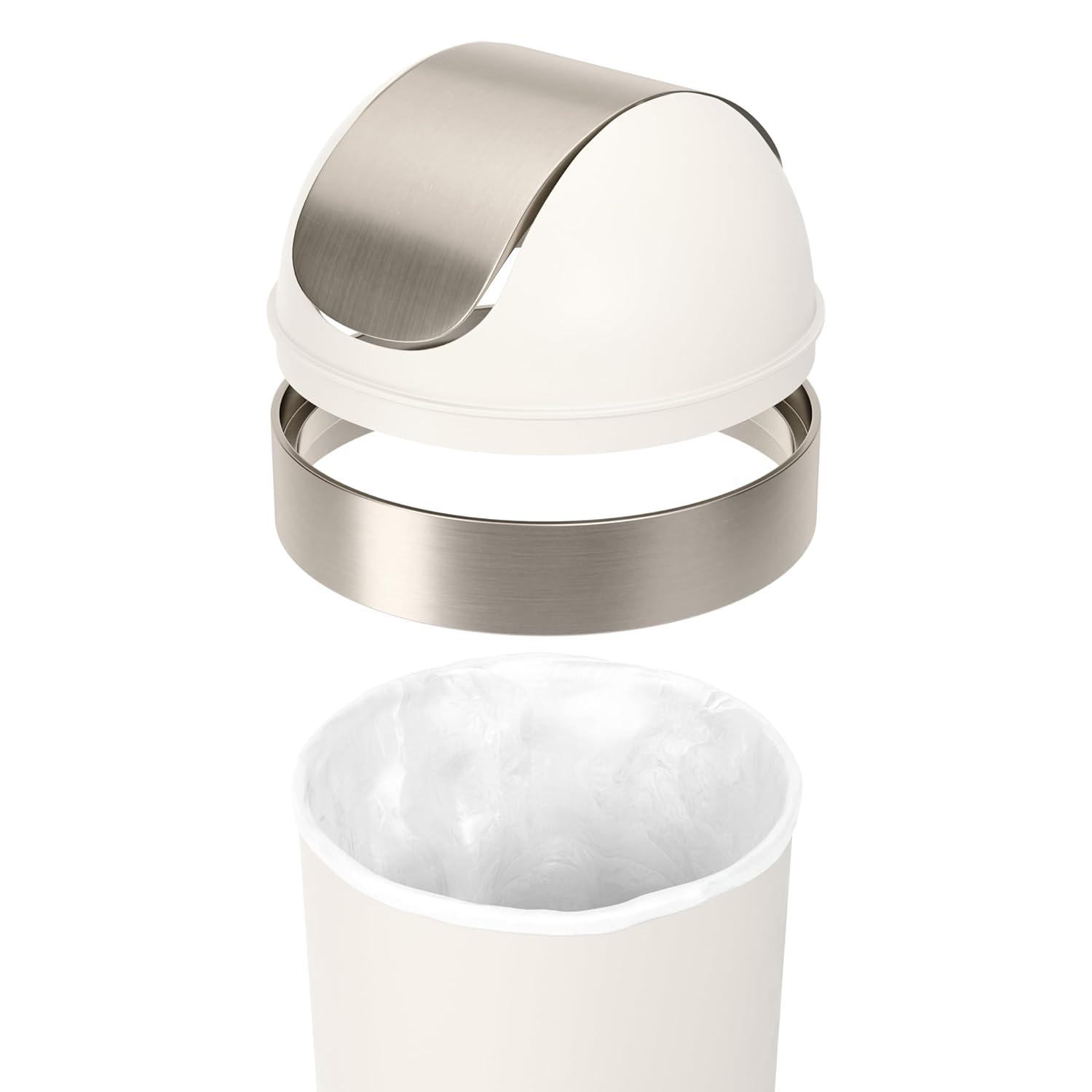 Umbra Venti Plastic Swing Top Trash Can - 16 Gallons