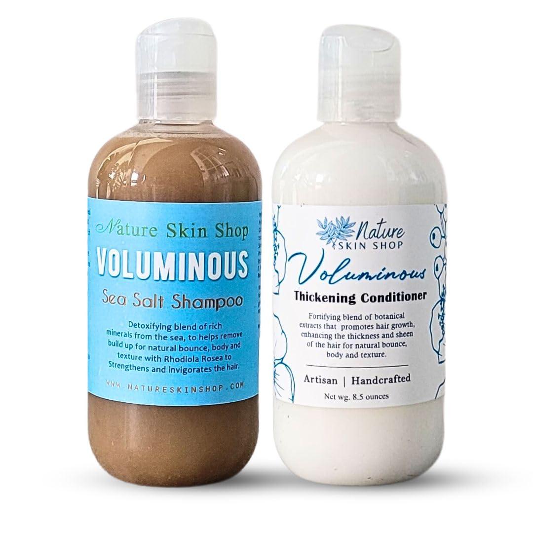 Voluminous Sea Salt Shampoo and Thickening Conditioner Set