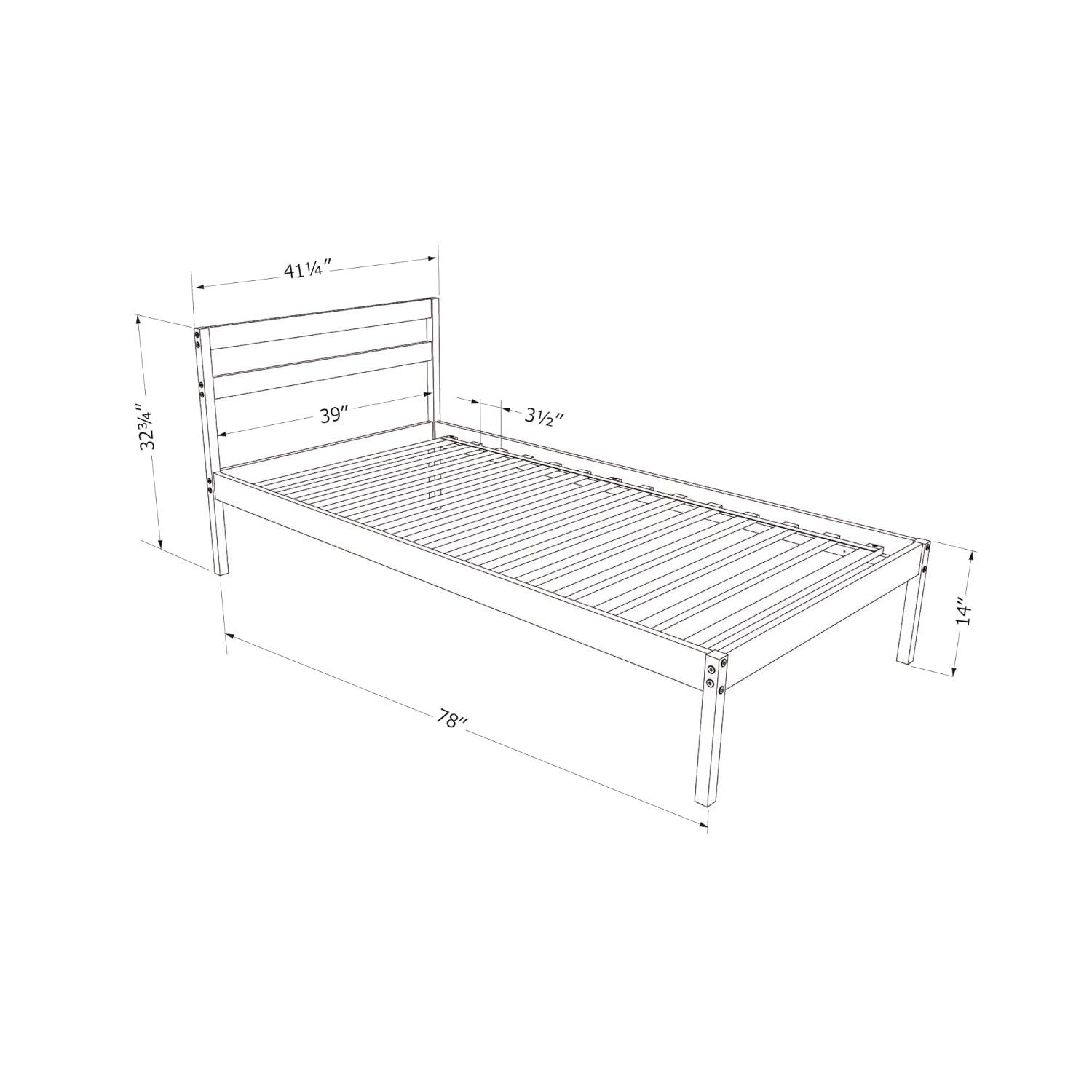 South Shore Sweedi Platform Standard Bed by South Shore