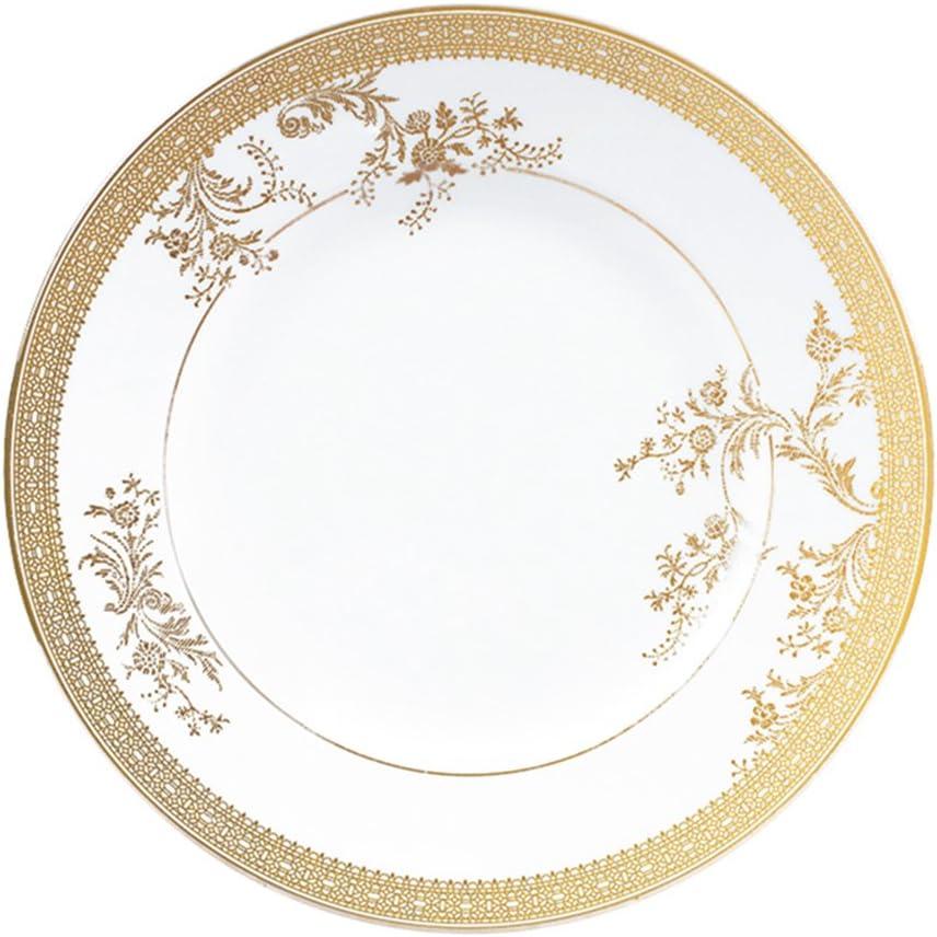 Vera Wang Gold Lace Porcelain 8" Salad Plate