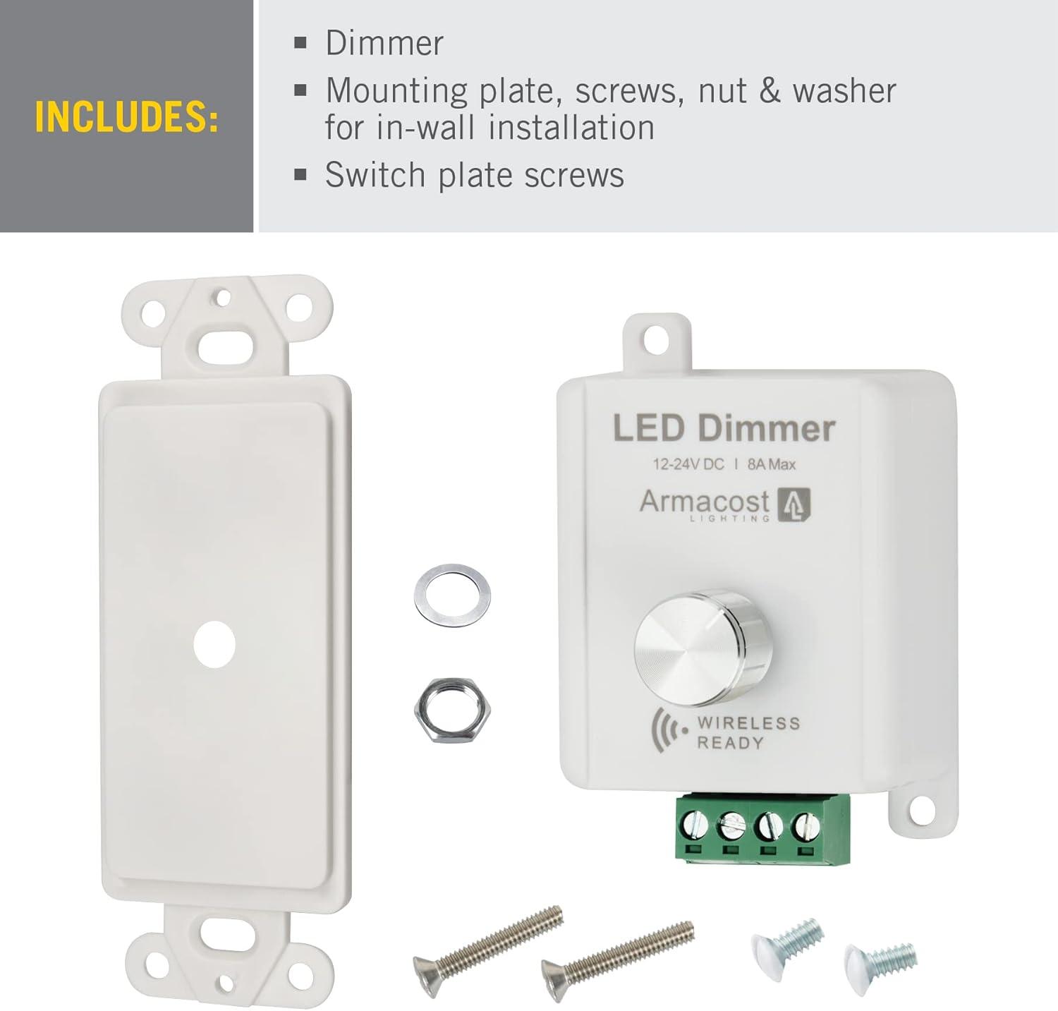 Rotary Knob LED Strip Light Dimmer